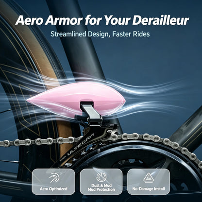 Front Derailleur Aero Fairing Wind Deflector - Compatible with Shimano Ultegra R8170 & Dura-Ace R9270 12-Speed Electronic Systems