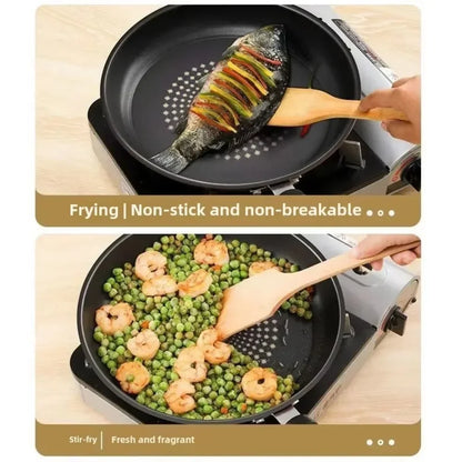 Crystal Diamond Non-Stick Frying Pan with Lid – Multi-Functional Iron Cookware for Gas & Induction