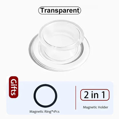 Popped Magnetic Foldable Phone Grip - N52 Magnetic Ring Holder and Expandable Stand for iPhone 17, 16, 15, 14, and 13