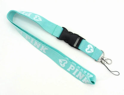 LOVE PINK Cellphone Lanyard Strap – Detachable Buckle Holder for Keys, ID Cards, Clothing & Accessories (H005)