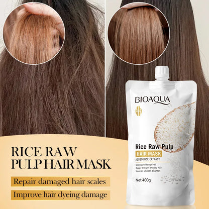 Keratin Hair Mask - 5-Second Repair Treatment for Damaged, Frizzy, Soft & Shiny Hair