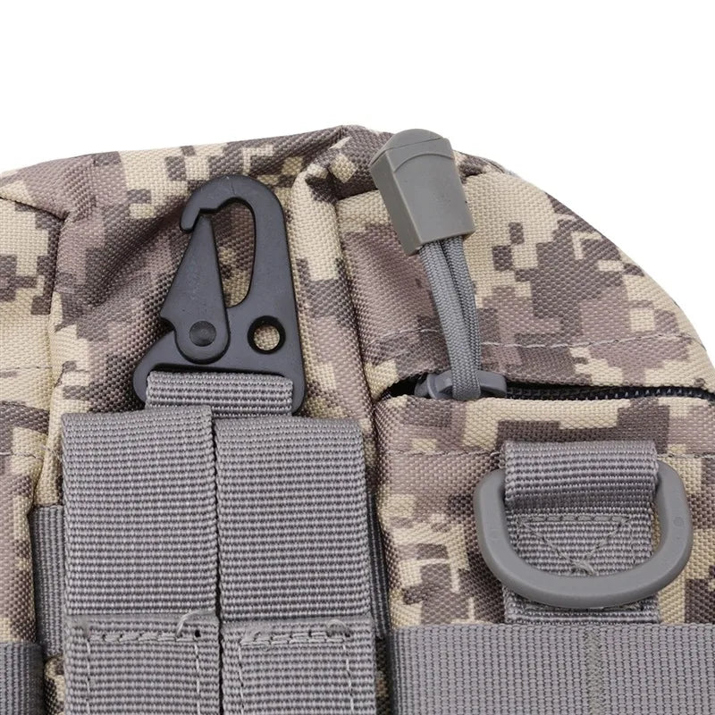 Tactical Multifunction Waist Bag – Molle Travel Pouch, EDC Phone Holder, Fanny Pack for Camping, Hiking & Hunting