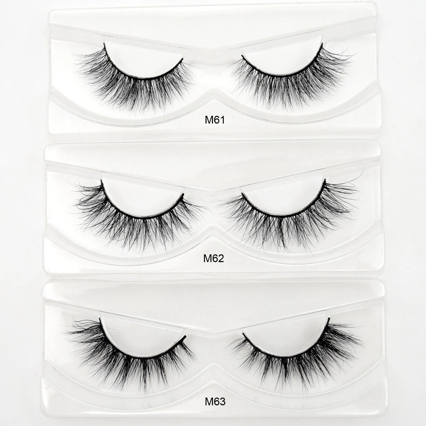 Visofree 3D Mink Eyelashes – 30/40/100 Pairs Handmade Full Strip Lashes with Tray, Cruelty-Free False Lashes for Makeup