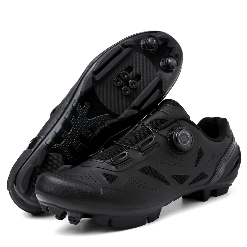 MTB Cycling Shoes — Flat Mountain Sneakers for Men & Women, SPD Cleat Compatible