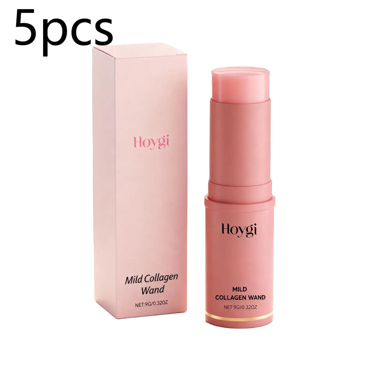 Collagen Pink Hydrating Balm Stick - Deep Moisturizing Facial Balm and Makeup Base for Smooth, Glowing-Looking Skin