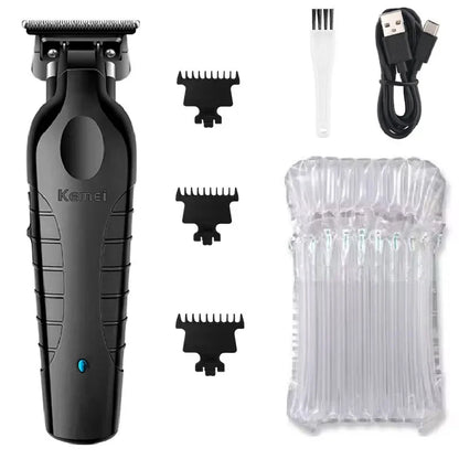Kemei 2299 Professional Electric Hair Trimmer - Cordless Beard & Hair Clipper for Men, Rechargeable, 0mm Cutting Machine
