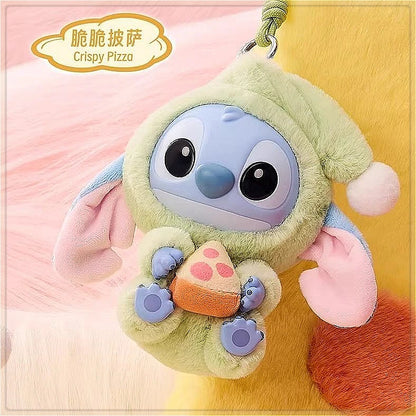 Stitch "Eat Something Before Sleep" Series Vinyl Blind Box – Cute Plush Doll Pendant Ornament, Kawaii Surprise Toy Gift
