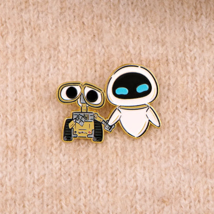 Cute Robot Enamel Pin - Cartoon Lapel Brooch for Coats, Clothing & Gifts