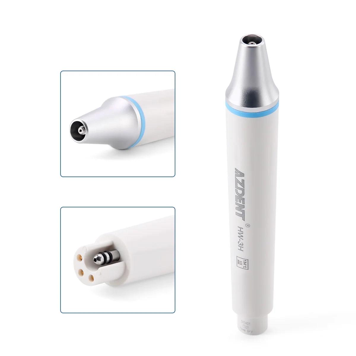 AZDENT Ultrasonic Piezo Scaler Handpiece – Compatible with SATELEC, DTE, WOODPECKER, EMS, VRN, 135° Sterilized