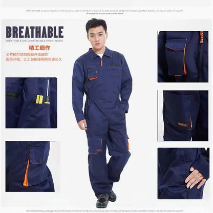 2023 Work Overall Uniform — Men & Women Coveralls for Welding, Car Repair & Workshop