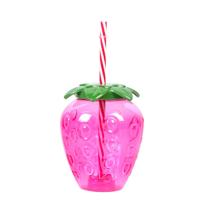 8Pcs Plastic Pineapple Cups with Straw - Fun Hawaiian Luau Party Decoration for Tropical Summer Beach Drinks