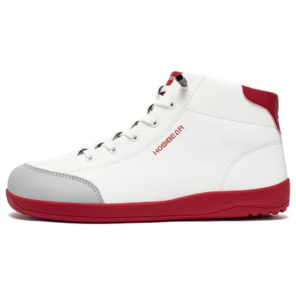 HOBIBEAR Mid-Top Barefoot Shoes — Wide-Toe Ankle Boots for Men & Women, Outdoor Non-Slip Artificial Leather Shoes