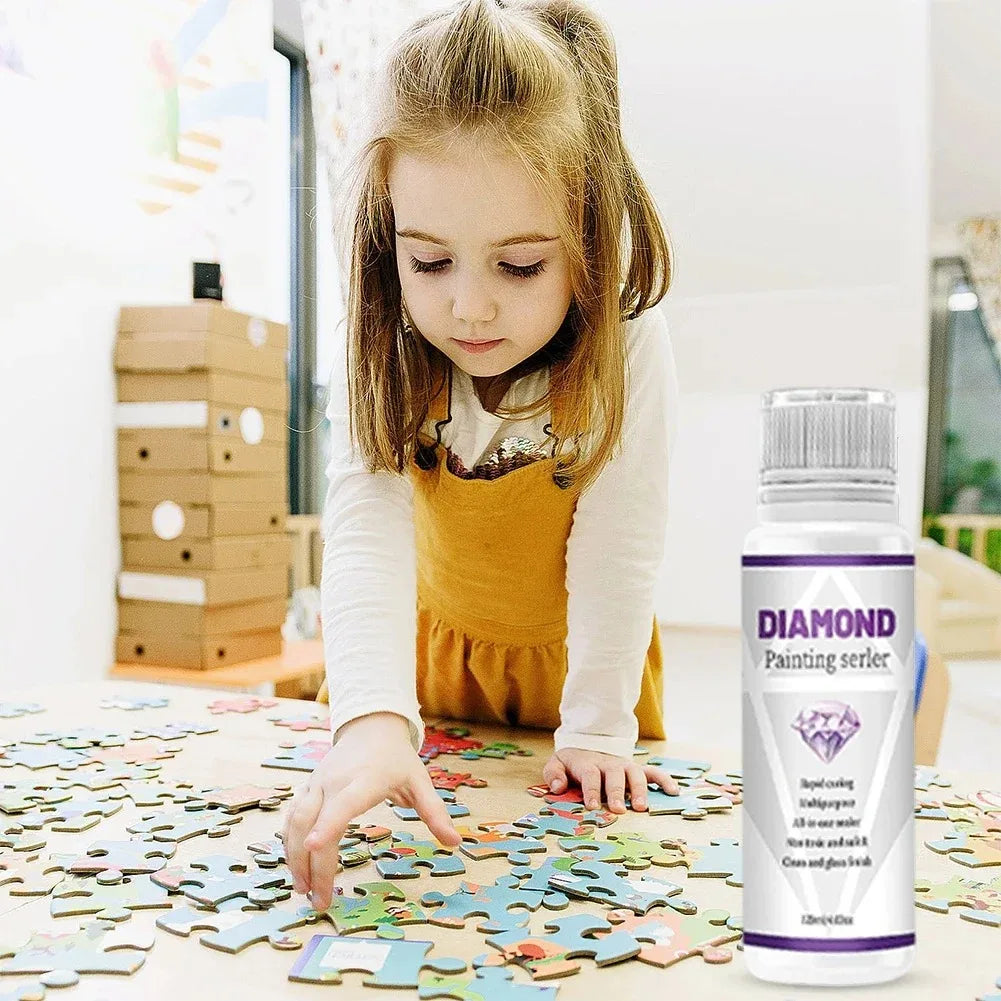 Diamond Painting Sealer – 5D DIY Glue for Permanent Hold, Puzzle Conservation & Diamond Painting Accessories