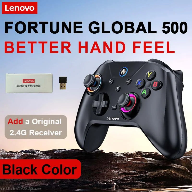 Lenovo S02 Wireless Bluetooth RGB Controller - Multi-Function Gamepad for Nintendo Switch OLED, Switch Lite, PC & Mobile