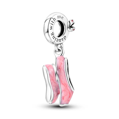 MULA Silver Plated Dangle Charms for Snake Chain Bracelet - DIY Women’s Jewelry Making Gift