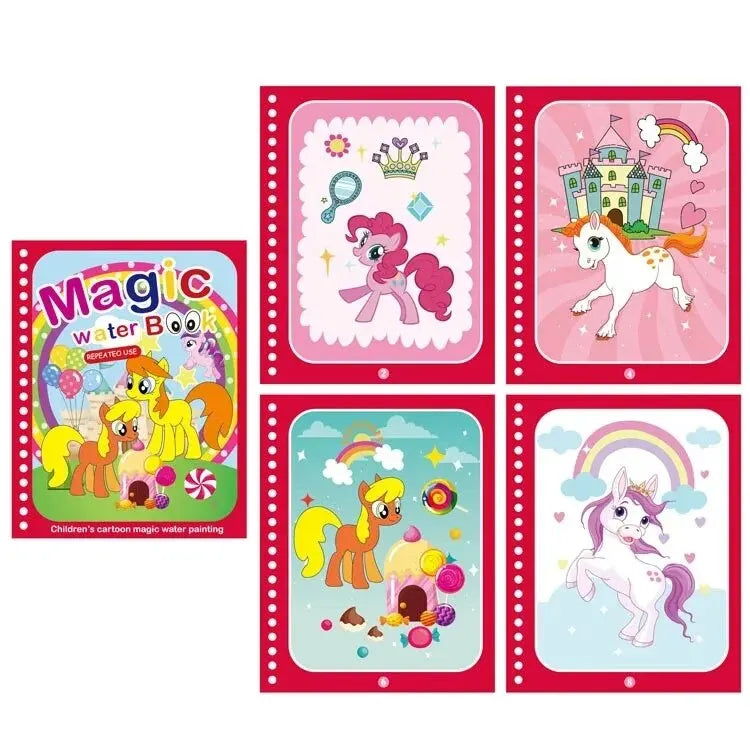 Magical Water Drawing Book – Reusable Montessori Coloring & Sensory Toy for Early Childhood Education