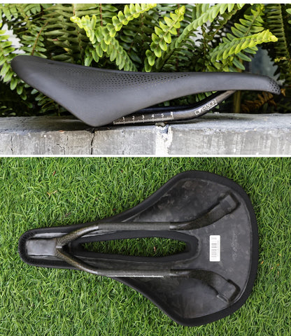 RYET 3D Printed Carbon Bike Saddle — 140/143mm Lightweight Road & MTB Cycling Seat with EVA Cushion