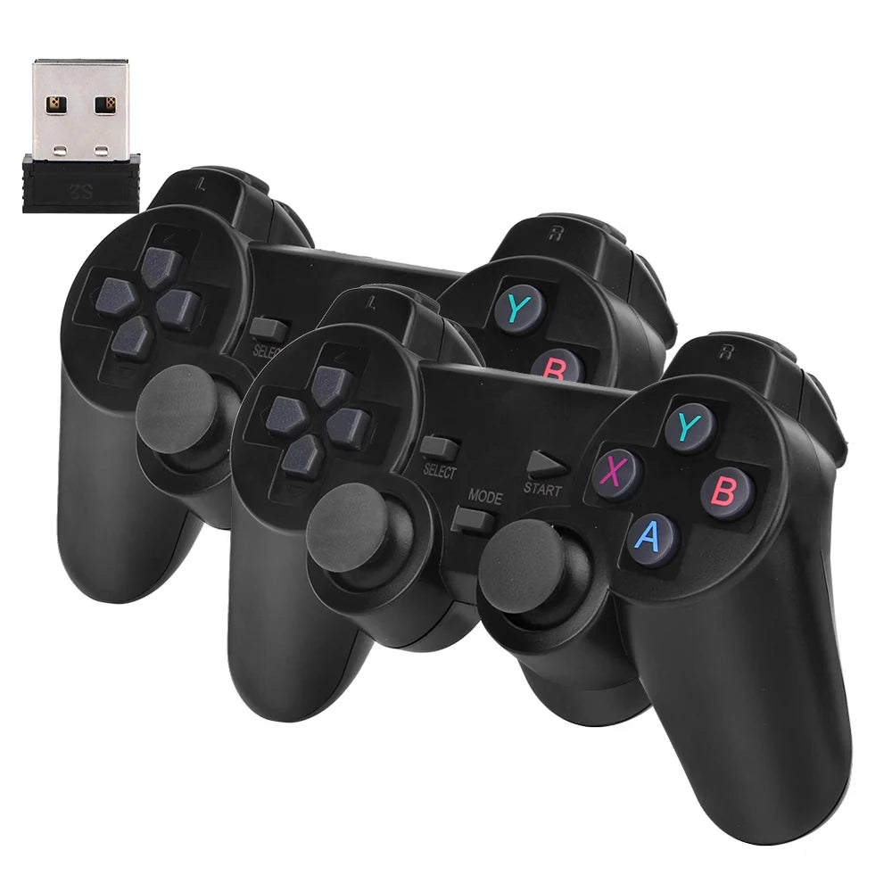GD10 Plus 4K Game Stick Console – 256G, 58,000 Games, Dual 2.4G Wireless Controllers for N64/PSP/PS1/GBA