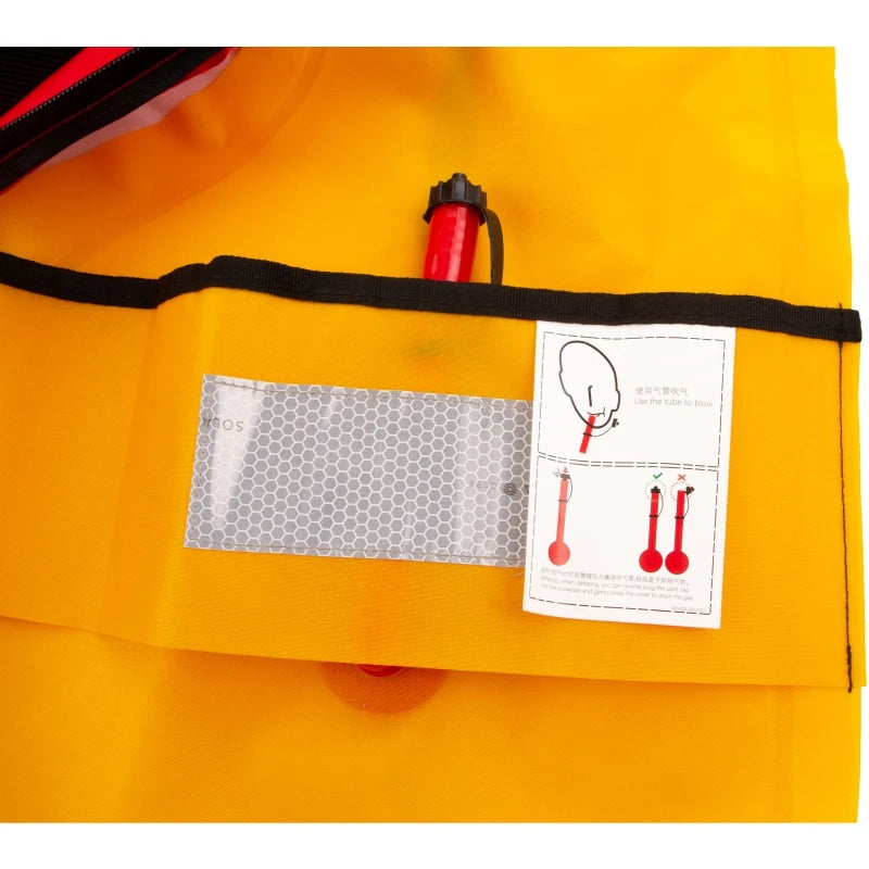 Professional Self-Inflatable Fishing Vest – 150N/100N Life Jacket for Adults, Manual & Auto Water Sports