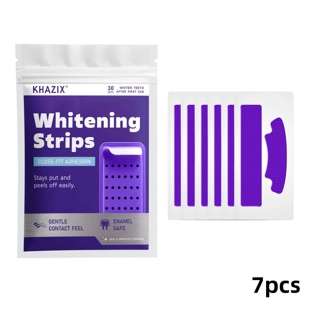 7-Piece Dental Care Strips - Daily Oral Hygiene Patches for Mouth Cleaning and Fresh Breath
