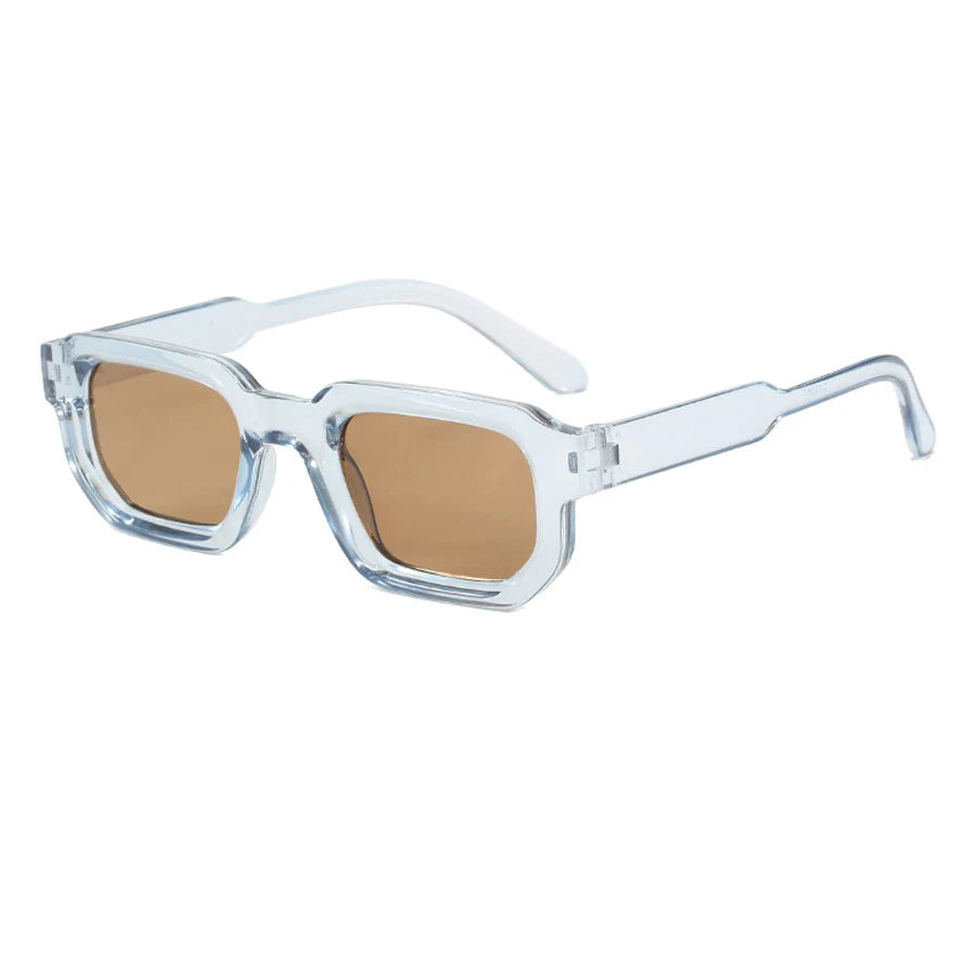 Vintage Rectangle Sunglasses for Men & Women – Retro UV400 Luxury Brand Design Eyewear