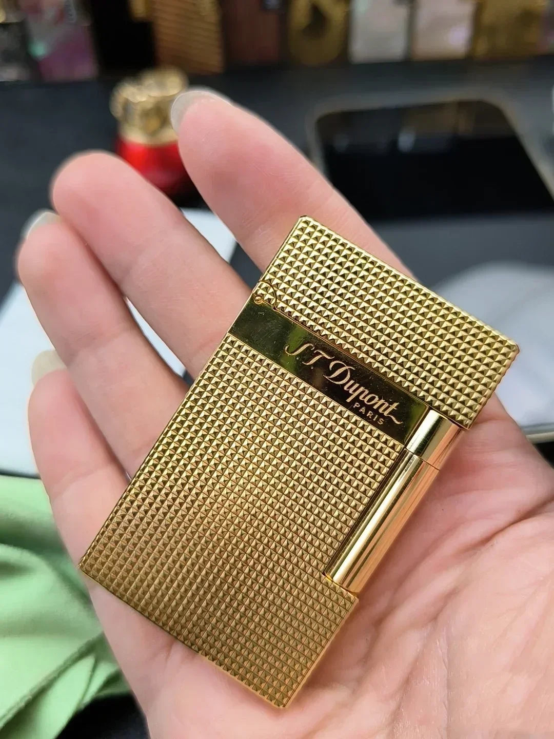 S.T. Dupont Classic Paris Nail Style Lighter – Premium Quality with Crisp Sound, Perfect Gift for Men