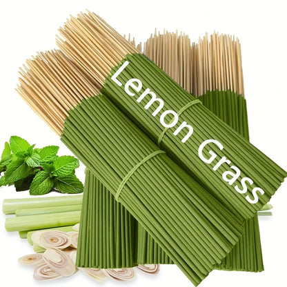 Extended Lemongrass Oil Incense Stick – 45-Minute Burning Artificial Wood for Home, Camping & Outdoor Air Purification