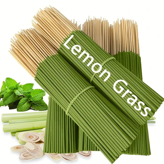 Extended Lemongrass Oil Incense Stick – 45-Minute Burning Artificial Wood for Home, Camping & Outdoor Air Purification