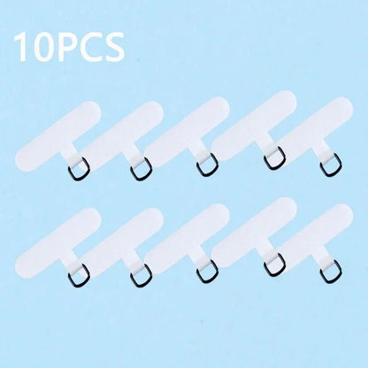 Universal TPU Anti-Lost Phone Lanyard – 10/5/1PCS Detachable Nylon Hanging Cord Strap, Card Gasket & Tether Pad