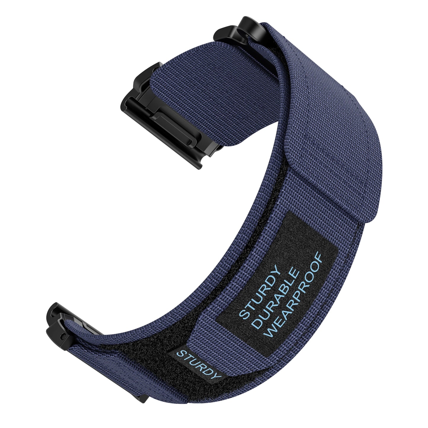 QuickFit Velcro Nylon Watch Band Strap – 20mm/22mm/26mm Compatible with Garmin Fenix 8E, Fenix 7/6 Pro, Epix 2 Pro & Forerunner 955/965 Replacement Strap