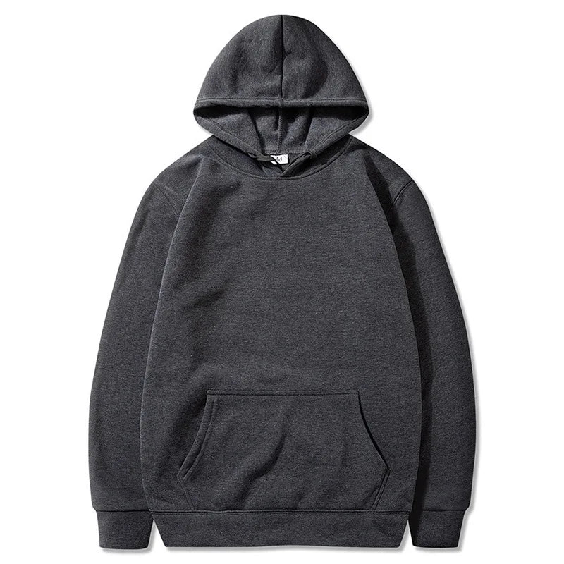Solid Color Pocket Hoodie Sweatshirt - Unisex Casual Sports Pullover For Men And Women Multi Color Fashion Wear