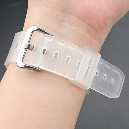 Silicone Watch Band and Case for Casio G-Shock DW-5600, DW-5610, GW-M5610 & GWB5600 - Sport Replacement Strap Set
