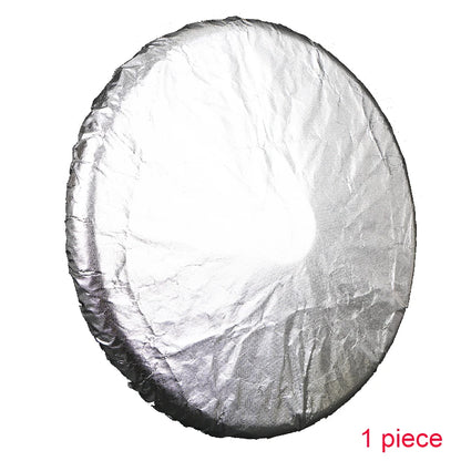 Car Steering Wheel Sun Shade Cover – Foldable Anti-UV Silver Coated Sunscreen Insulation Accessory