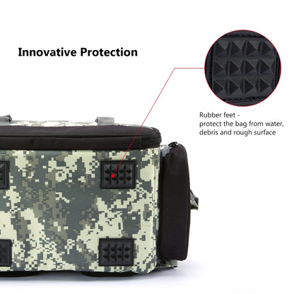 Bassdash Fishing Tackle Backpack — Lightweight Tactical Multifunctional Fishing Bag