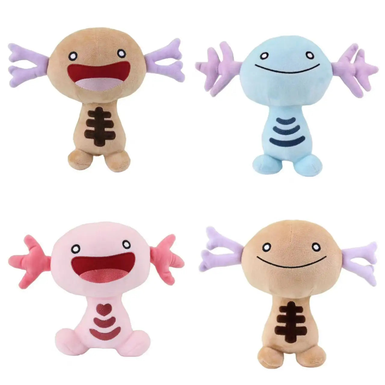 Paldean Wooper Plush Toy - 20cm Kawaii Soft Stuffed Cartoon Game Figure Doll for Kids