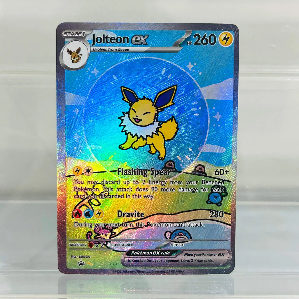 BUBBLE Series 14-Piece EX Card Set - Eeveelutions Gengar Dragonite Victini Holographic Anime Collection