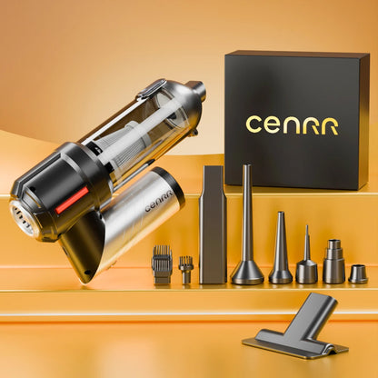 CENRR Mini Car Vacuum Cleaner 998000PA – Powerful Cordless Portable Handheld Cleaner for Car & Home Use