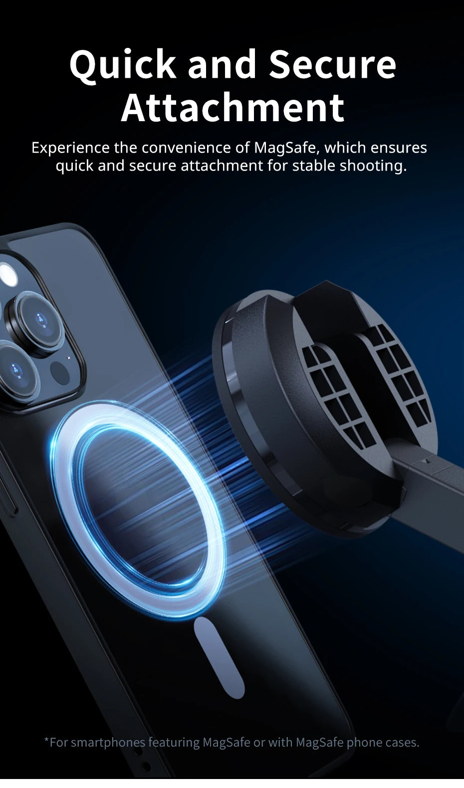 Ulanzi MT-84 Selfie Stick Magnetic Tripod - 1.53M, Wireless Bluetooth Remote, Phone Extension for Live Streaming & Vlogs