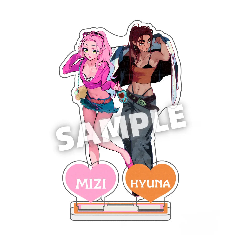 Anime Alien Stage Acrylic Stand Figure - Ivan Till Luka Sua Mizi Desktop Ornament Keychain Collectible Gift