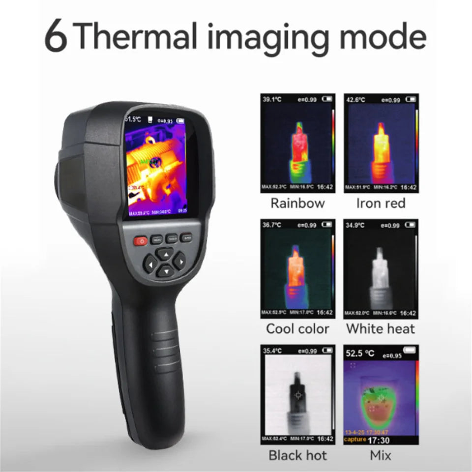 GW256 Handheld Infrared Thermometer – HD Digital Thermal Imager Camera, 2024 Floor & Wall Heating Pipe Tester