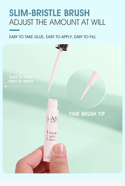 IMAGIC 5ml False Eyelash Extension Glue — Waterproof, Fast-Dry, Long-Lasting Transparent Eyelash Primer Tool with No Irritation