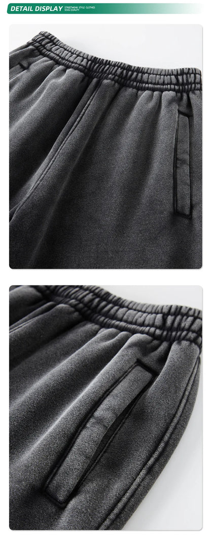 Batik Pattern Fleece Sweatpants – Cozy Casual Warm Pants