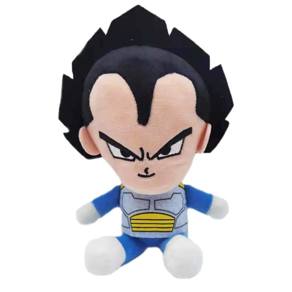 20cm Dragon Ball Anime Plush Toys - Super Saiyan Goku, Vegeta, Piccolo, Trunks and Gohan Stuffed Dolls