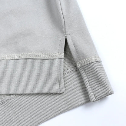 2PCS Kids Clothes Set for 1-7Y - Solid Cotton Pullover Sweatshirt & Pants, Long Sleeve Autumn Outfits for Boys & Girls