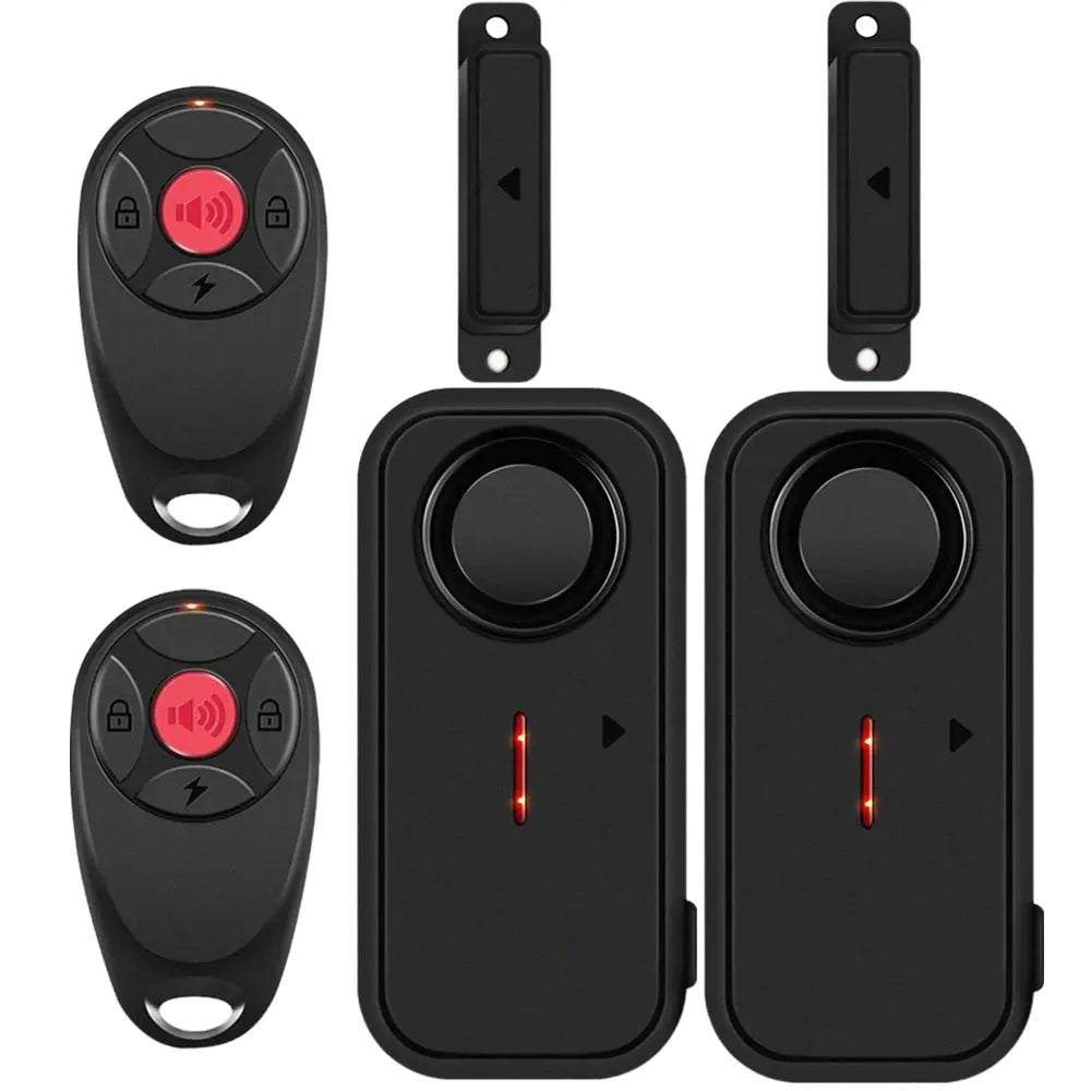 108dB Anti-Theft Door & Window Alarm Sensor – Magnetic Burglar Alert Security System for Home & Office Protection, Window Monitor Doorbell Alarm
