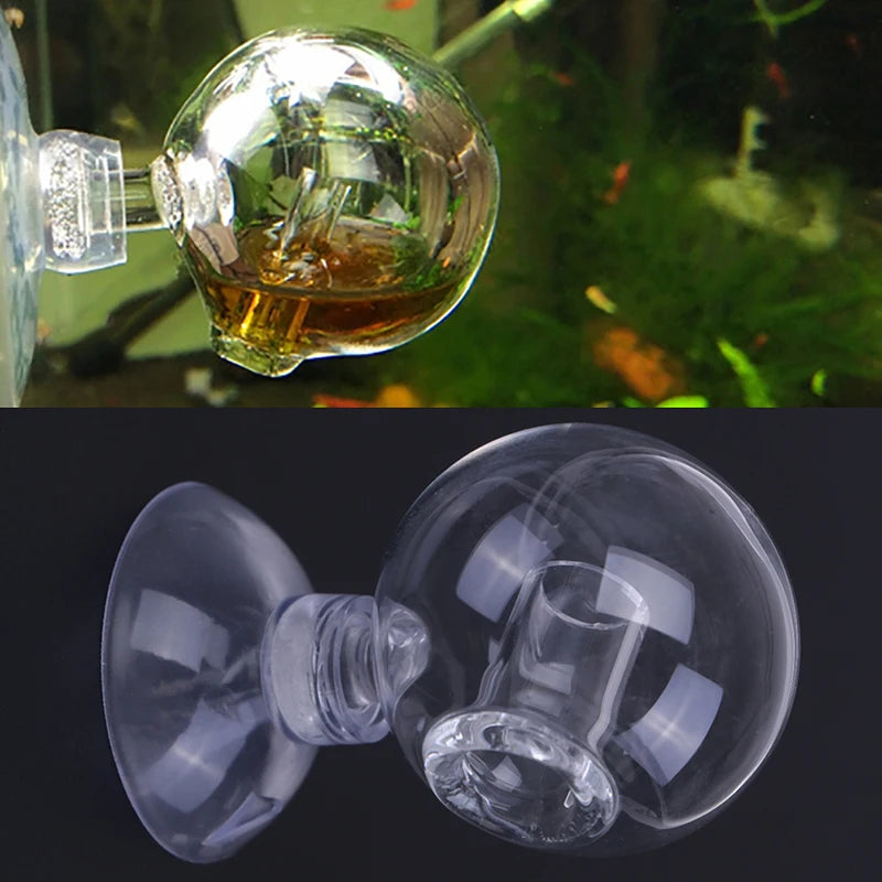 Aquarium CO2 Monitor : Hang-On Diffuse Glass CO2 Drop Checker & PH Sensor - Ideal for Aquatic Planted Tanks and Fish Tank Health Testing