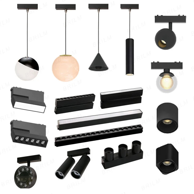 Ultra-Thin 6mm Magnetic Track Light – Dimmable LED Spot Lamp with Smart Tuya Zigbee Gateway