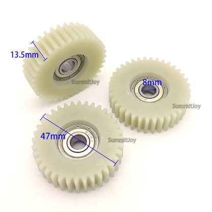 36T E-Bike Motor Gear Clutch Kit - 47 × 13.5mm Nylon Planetary Gears with 88mm Clutch for Bafang 500W Electric Motors