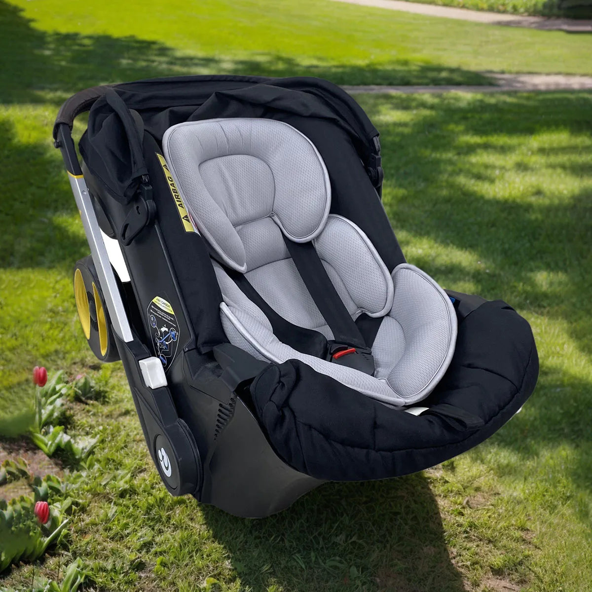 Universal Baby Stroller Seat Cushion — Head & Body Support Pillow for Newborns, Doona Car Seat & Stroller Accessories
