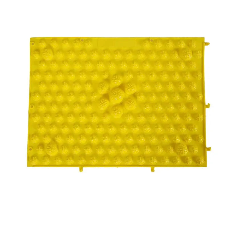 Reflexology Foot Massage Spike Mat — Yoga Cushion Pad for Anti-Stress, Blood Circulation & Toe Pressure Therapy